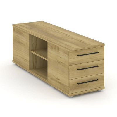 Rift RF.TOPD-001 (Дуб винченцо/Черный) Тумба опорная/приставная