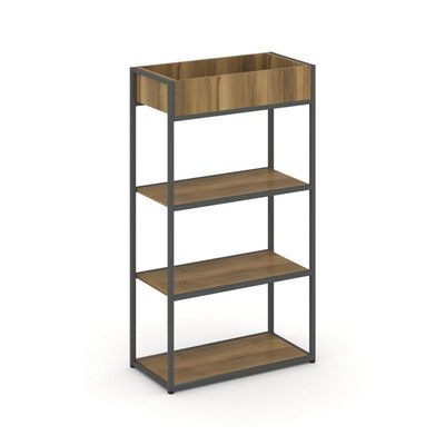 Rift RF.STM-003 (Сандал янтарный/Антрацит) Стеллаж металлический высокий приставной