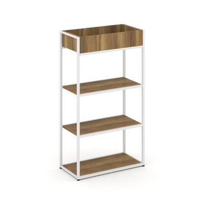 Rift RF.STM-001 (Сандал янтарный/Белый) Стеллаж металлический высокий приставной