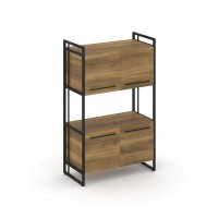 Rift RF.SS-33 (Сандал янтарный/Черный) Шкаф 3 ниши широкий