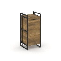 Rift RF.SU-21 (R) (Сандал янтарный/Черный) Шкаф 2 ниши узкий