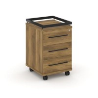 Rift RF.TM-003 (Сандал янтарный/Черный) Тумба мобильная усиленная + рамка