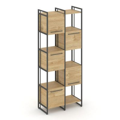 Rift RF.NS-003 (Тиквуд светлый/Антрацит) Шкаф комбинированый