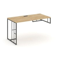 Rift RF.SPOT-015 (R) (Тиквуд светлый/Антрацит) Стол письменный для опорной тумбы правый