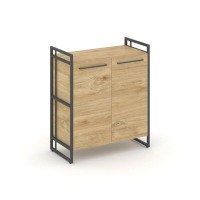 Rift RF.SS-21 (Тиквуд светлый/Антрацит) Шкаф 2 ниши широкий