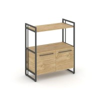 Rift RF.SS-22 (Тиквуд светлый/Антрацит) Шкаф 2 ниши широкий