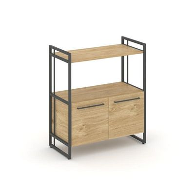 Rift RF.SS-22 (Тиквуд светлый/Антрацит) Шкаф 2 ниши широкий