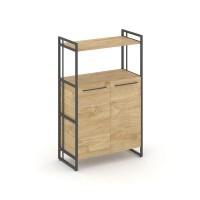 Rift RF.SS-32 (Тиквуд светлый/Антрацит) Шкаф 3 ниши широкий