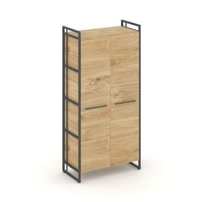 Rift RF.SS-41 (Тиквуд светлый/Антрацит) Шкаф 4 ниши широкий