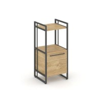 Rift RF.SU-22 (R) (Тиквуд светлый/Антрацит) Шкаф 2 ниши узкий