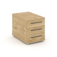 Rift RF.TOP-002 (Тиквуд светлый/Антрацит) Тумба опорная/приставная