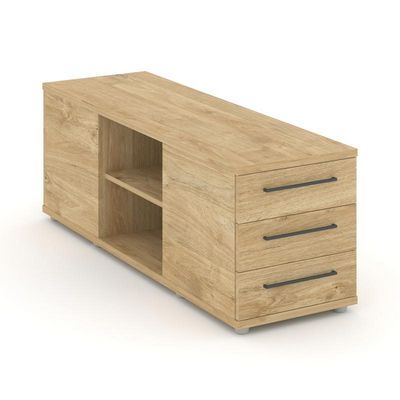 Rift RF.TOPD-001 (Тиквуд светлый/Антрацит) Тумба опорная/приставная