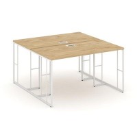 Rift RF.DRS-014 (Тиквуд светлый/Белый) Рабочая станция