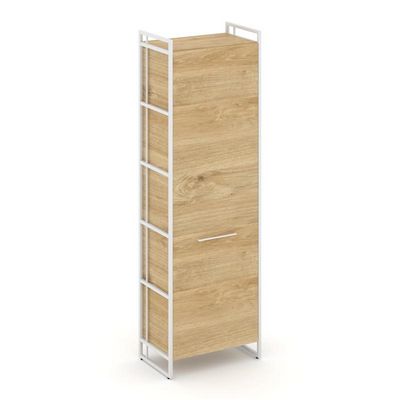 Rift RF.GB-51 (L) (Тиквуд светлый/Белый) Гардероб левый