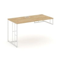 Rift RF.SPOT-003 (R) (Тиквуд светлый/Белый) Стол письменный для опорной тумбы правый