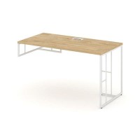 Rift RF.SPOT-015 (L) (Тиквуд светлый/Белый) Стол письменный для опорной тумбы левый