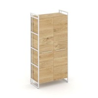 Rift RF.SS-41 (Тиквуд светлый/Белый) Шкаф 4 ниши широкий