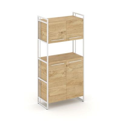 Rift RF.SS-42 (Тиквуд светлый/Белый) Шкаф 4 ниши широкий