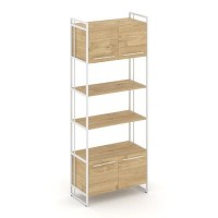 Rift RF.SS-54 (Тиквуд светлый/Белый) Шкаф 5 ниш широкий