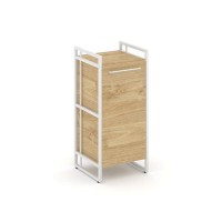 Rift RF.SU-21 (L) (Тиквуд светлый/Белый) Шкаф 2 ниши узкий