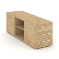 Rift RF.TOPD-002 (Тиквуд светлый/Белый) Тумба опорная/приставная