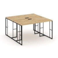 Rift RF.DRS-012 (Тиквуд светлый/Черный) Рабочая станция