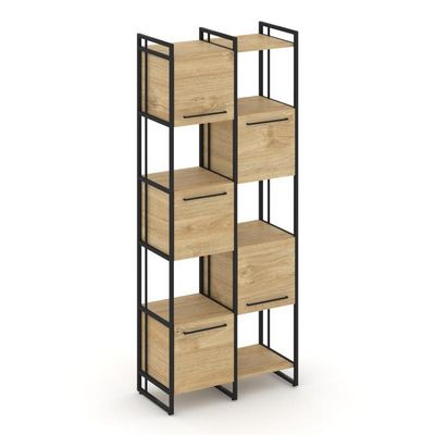 Rift RF.NS-003 (Тиквуд светлый/Черный) Шкаф комбинированый