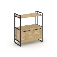 Rift RF.SS-22 (Тиквуд светлый/Черный) Шкаф 2 ниши широкий