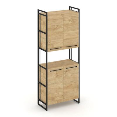 Rift RF.SS-52 (Тиквуд светлый/Черный) Шкаф 5 ниш широкий