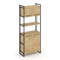 Rift RF.SS-53 (Тиквуд светлый/Черный) Шкаф 5 ниш широкий