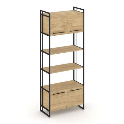 Rift RF.SS-54 (Тиквуд светлый/Черный) Шкаф 5 ниш широкий