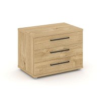 Rift RF.TOP-022 (Тиквуд светлый/Черный) Тумба опорная/приставная