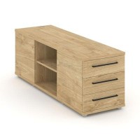 Rift RF.TOPD-002 (Тиквуд светлый/Черный) Тумба опорная/приставная