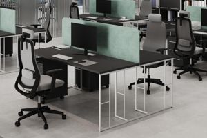 Мебель Rift антрацит/белый металл