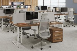 Мебель Rift сандал янтарный/белый металл