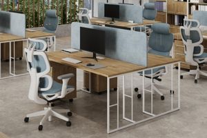 Мебель Rift тиквуд светлый/белый металл