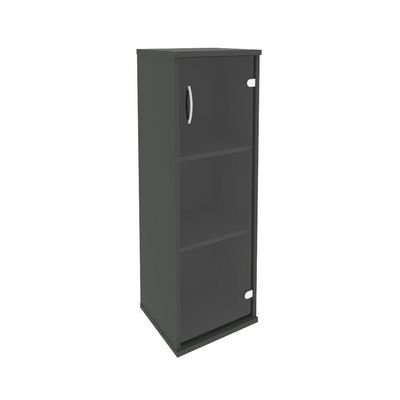 Riva А.СУ-2.4 Пр (Антрацит) Шкаф средний узкий правый (1 средняя дверь стекло)