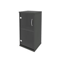 Riva А.СУ-3.2 Л (Антрацит) Шкаф низкий узкий левый (1 низкая дверь стекло)