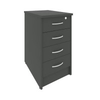 Riva А.ТП-4.1F (Антрацит) Тумба приставная (4 ящика фолдинг, с замком)