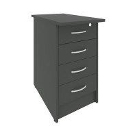 Riva А.ТП-4.2F (Антрацит) Тумба приставная (4 ящика фолдинг, с замком)