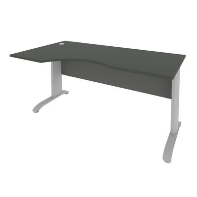 Riva ПЛ.СА-1 Л (Антрацит) Стол криволинейный левый