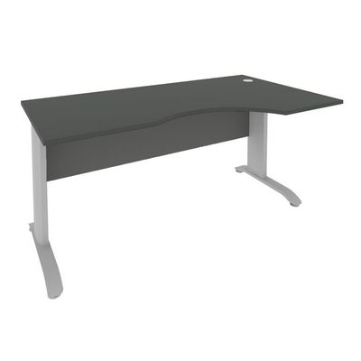 Riva ПЛ.СА-1 Пр (Антрацит) Стол криволинейный правый