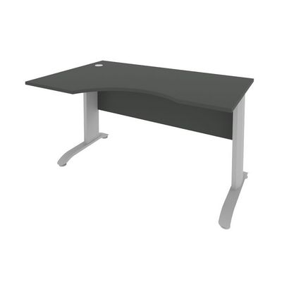 Riva ПЛ.СА-2 Л (Антрацит) Стол криволинейный левый