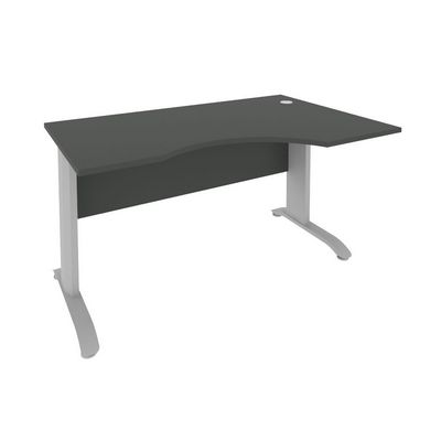 Riva ПЛ.СА-2 Пр (Антрацит) Стол криволинейный правый
