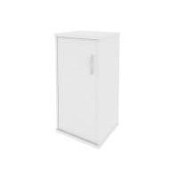 Riva А.СУ-3.1 Л (Белый) Шкаф низкий узкий левый (1 низкая дверь ЛДСП)