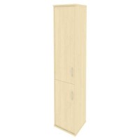 Riva А.СУ-1.3 Л (Клен) Шкаф высокий узкий левый (1 низкая дверь ЛДСП, 1 средняя дверь ЛДСП)