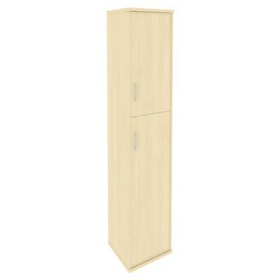Riva А.СУ-1.8 Пр (Клен) Шкаф высокий узкий правый (1 средняя дверь ЛДСП, 1 низкая дверь ЛДСП)