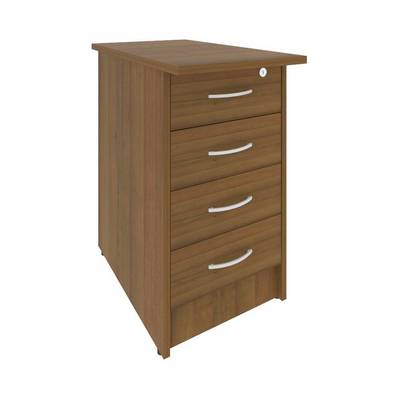 Riva А.ТП-4.2F (Орех гварнери) Тумба приставная (4 ящика фолдинг, с замком)