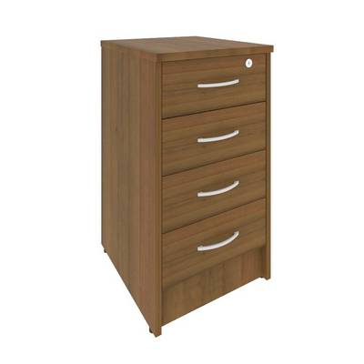 Riva А.ТП-4F (Орех гварнери) Тумба приставная (4 ящика фолдинг, с замком)