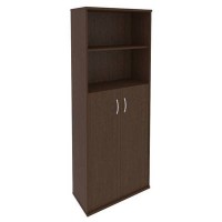 Riva А.СТ-1.6 (Венге цаво) Шкаф высокий широкий (2 средние двери ЛДСП)